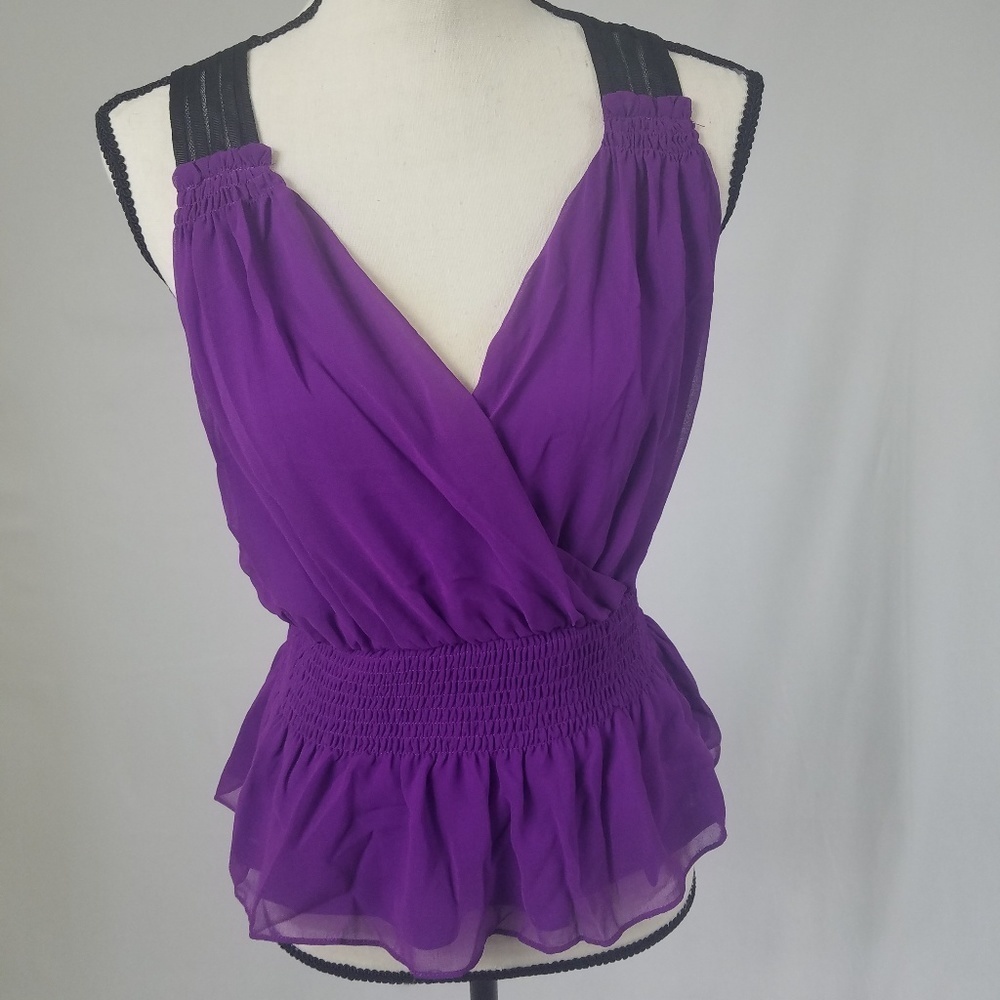 Sexy Ruched Poplin Top - Picture 1 of 5